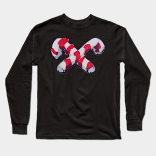 Christmas Candy Cane Long Sleeve T-Shirt